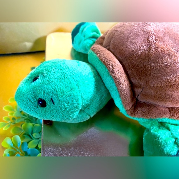 GANZ WEBKINZ COLLECTIBLE TURTLE HM150 LOGO ON SHELL SUPER SOFT 9” - Picture 4 of 12